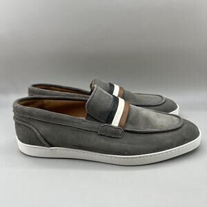 Allen Edmonds Randolph Signature Loafers Men's Size 9 D Gray Suede Comfort Shoes